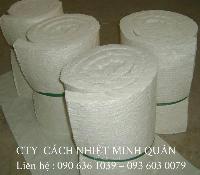 Bông ceramic dạng cuộn tỷ trọng 96kg, 128kg/m3 xuất xứ Luyang